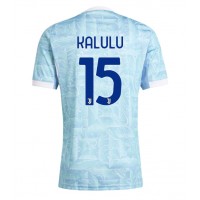 Stroje piłkarskie Juventus Pierre Kalulu #15 Koszulka Wyjazdowej 2025-26 Krótki Rękaw